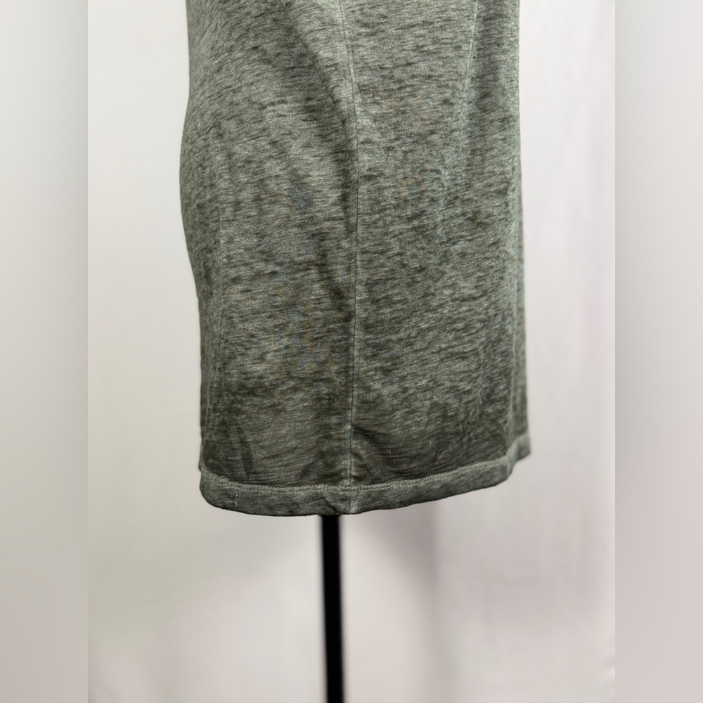 Buckle Black Women's Minimalist Heather Green V-Neck Short Sleeve ChicTop Size M - Picture 5 of 10